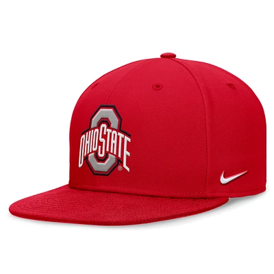 Men's Nike Scarlet Ohio State Buckeyes On-Field Pro Fitted Hat