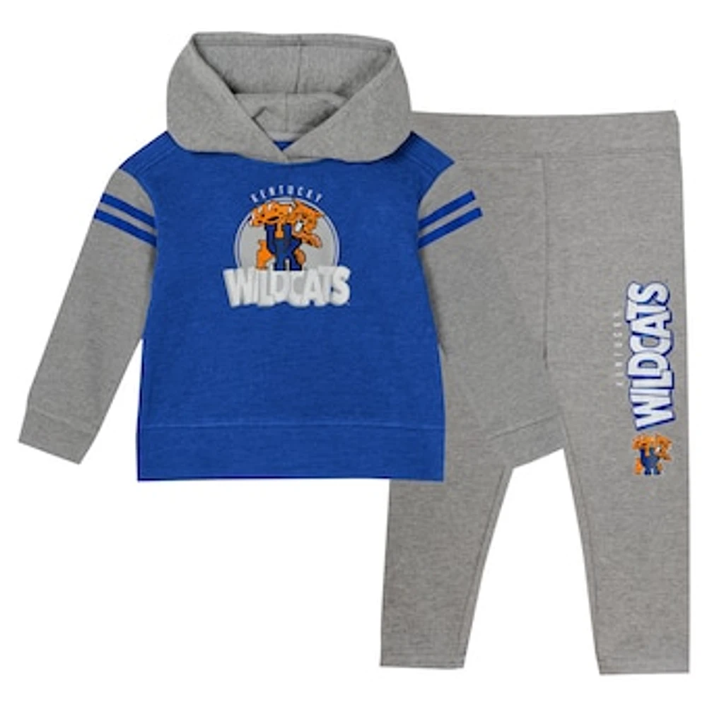 Girls Juvenile Royal Kentucky Wildcats Preschool Clubhouse Pullover Hoodie & Legging Set