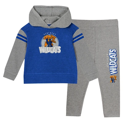 Girls Juvenile Royal Kentucky Wildcats Preschool Clubhouse Pullover Hoodie & Legging Set