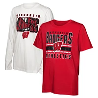 Youth Wisconsin Badgers the Mix T-Shirt Combo Set