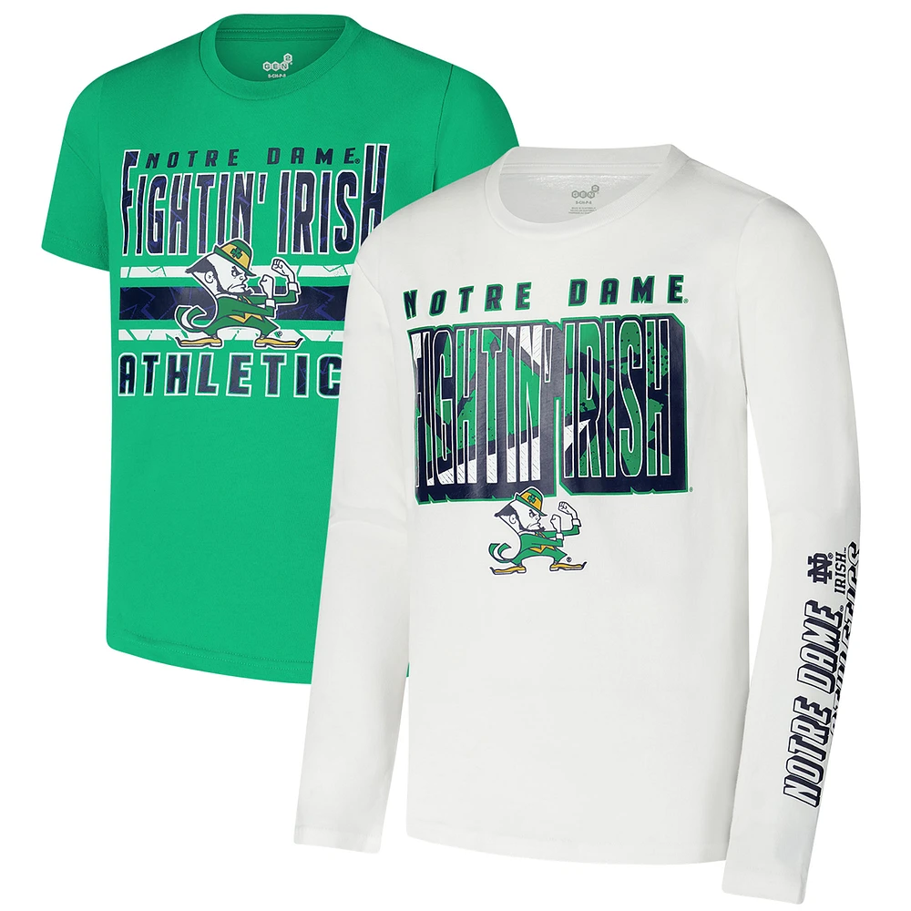 Youth Notre Dame Fighting Irish the Mix T-Shirt Combo Set