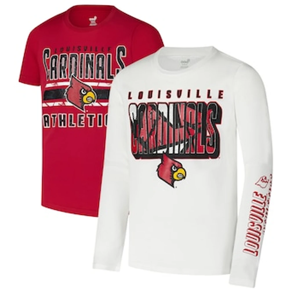 Youth Louisville Cardinals the Mix T-Shirt Combo Set