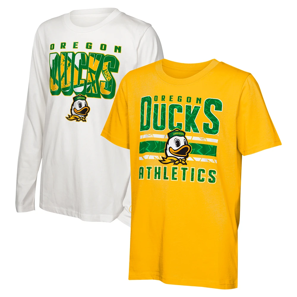 Youth Oregon Ducks the Mix T-Shirt Combo Set