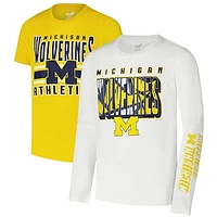 Youth Michigan Wolverines the Mix T-Shirt Combo Set