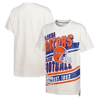 Youth Outerstuff White Florida Gators Let's Get Loud Oversized T-Shirt