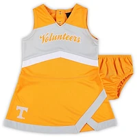 Girls Preschool Tennessee Orange Volunteers Two-Piece Cheer Captain Jumper Dress & Bloomers Set