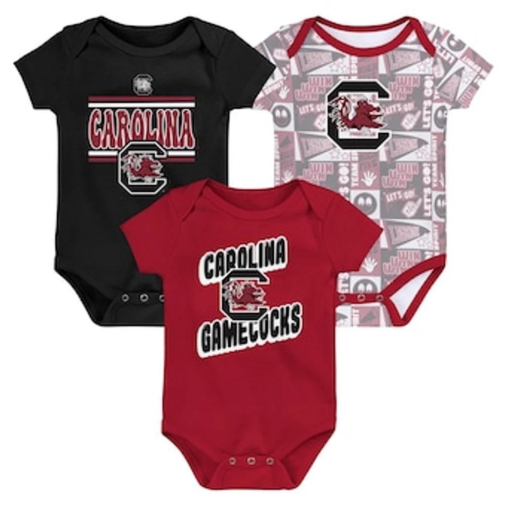 Infant South Carolina Gamecocks Sunday Comics 3-Pack Bodysuit Set