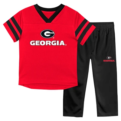 Infant Georgia Bulldogs Two-Piece Red Zone Jersey & Pants Set