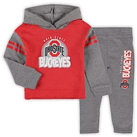 Girls Toddler Ohio State Buckeyes Clubhouse Pullover Hoodie and Legging Set