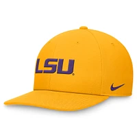 Men's Nike Gold LSU Tigers On-Field Pro Bill Snapback Hat