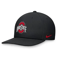 Men's Nike Black Ohio State Buckeyes On-Field Pro Bill Snapback Hat