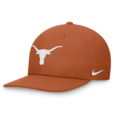 Men's Nike Texas Orange Texas Longhorns On-Field Pro Bill Snapback Hat