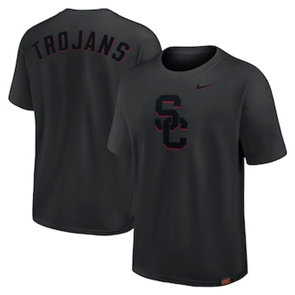 Men's Nike Black USC Trojans 2-Hit Statement Max90 T-Shirt