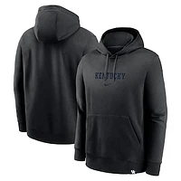 Men's Nike Black Kentucky Wildcats Statement Wordmark Lockup Pullover Hoodie