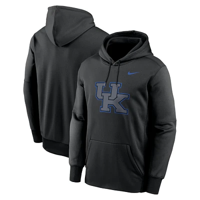 Men's Nike Black Kentucky Wildcats Color Pop Performance Fleece Pullover Hoodie