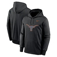 Men's Nike Black Texas Longhorns Color Pop Performance Fleece Pullover Hoodie