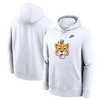 Men's Nike LSU Tigers Legacy Logo Club Fleece Pullover Hoodie