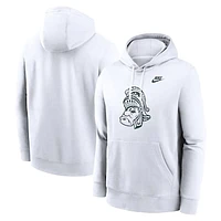 Men's Nike Michigan State Spartans Legacy Logo Club Fleece Pullover Hoodie