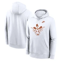 Men's Nike Texas Texas Longhorns Legacy Logo Club Fleece Pullover Hoodie