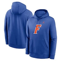 Men's Jordan Brand Royal Florida Gators Primetime Alternate Logo Club Fleece Pullover Hoodie