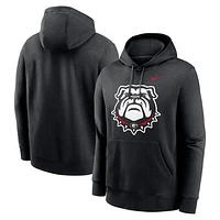 Men's Nike Georgia Bulldogs Primetime Alternate Logo Club Fleece Pullover Hoodie