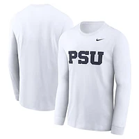 Men's Nike White Penn State Nittany Lions Alternate Logo Long Sleeve T-Shirt