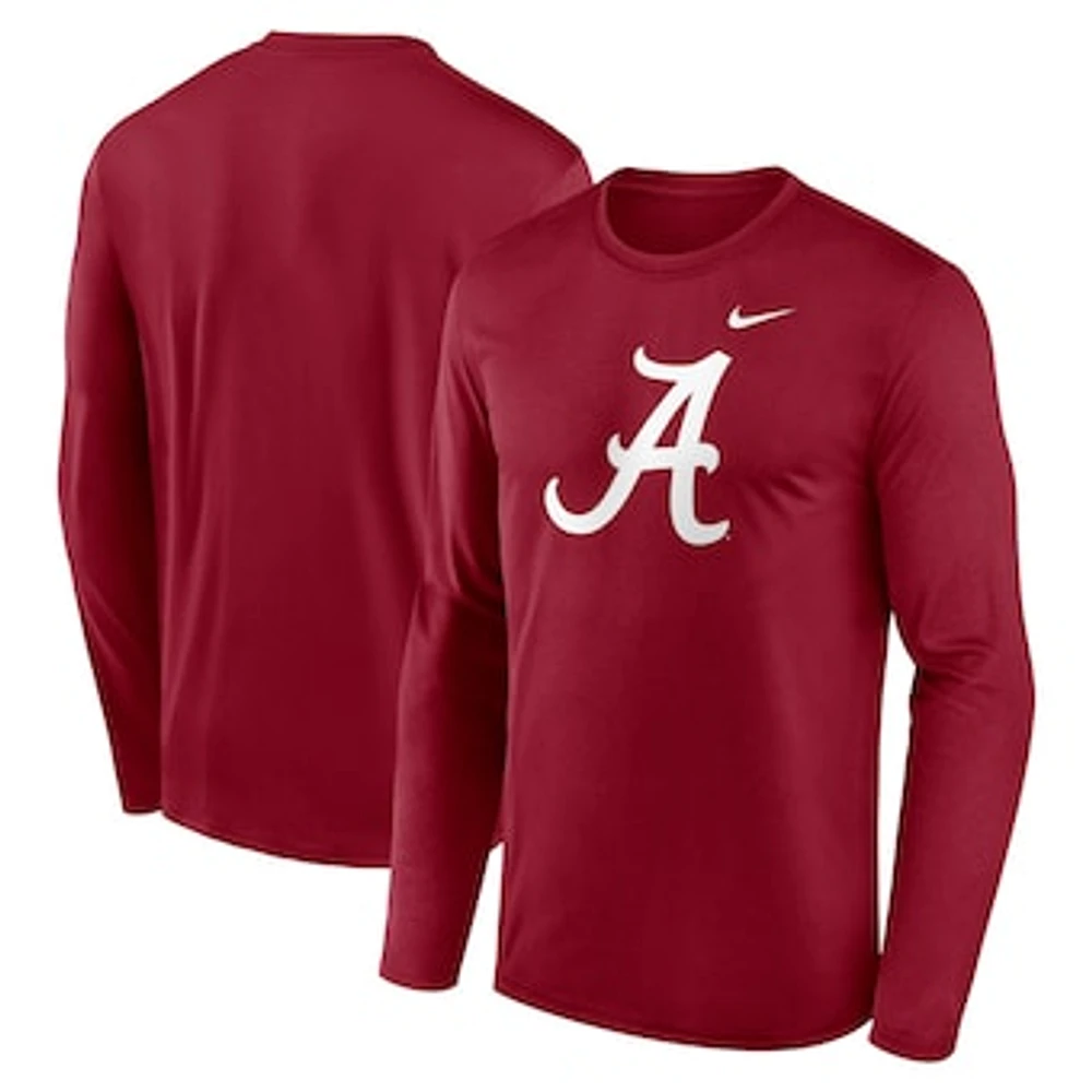 Men's Nike Alabama Crimson Tide Primetime Primary Legend Long Sleeve T-Shirt