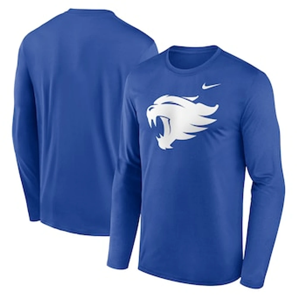 Men's Nike Royal Kentucky Wildcats Primetime Alternate Logo Legend Long Sleeve T-Shirt