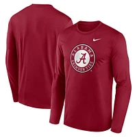 Men's Nike Crimson Alabama Tide Primetime Alternate Logo Legend Long Sleeve T-Shirt