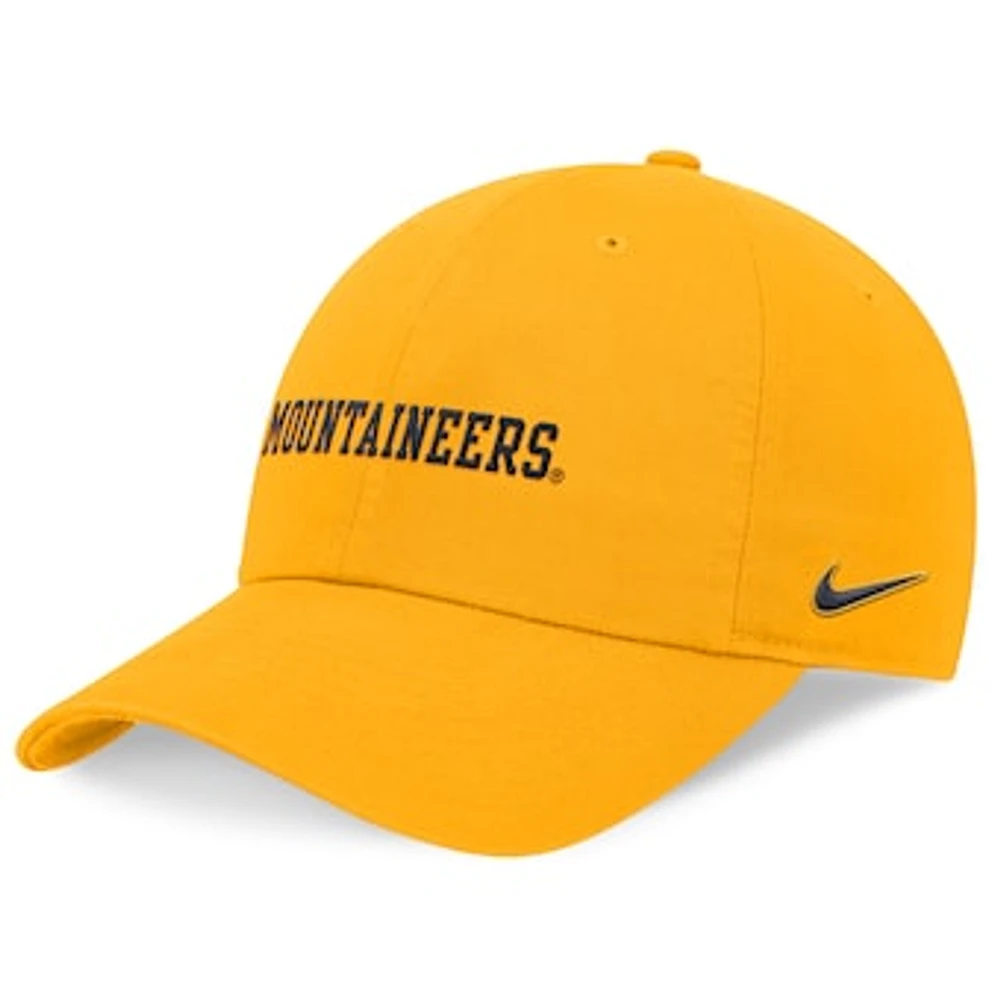 Men's Nike Gold West Virginia Mountaineers 2024 On-Field Club Adjustable Hat