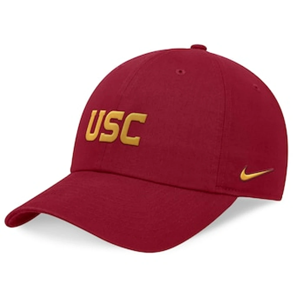 Men's Nike Cardinal USC Trojans 2024 On-Field Club Adjustable Hat