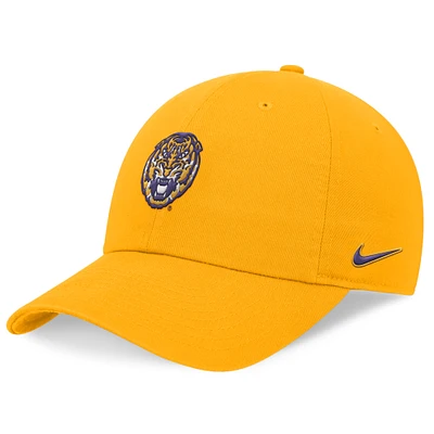 Men's Nike Gold LSU Tigers 2024 On-Field Club Adjustable Hat