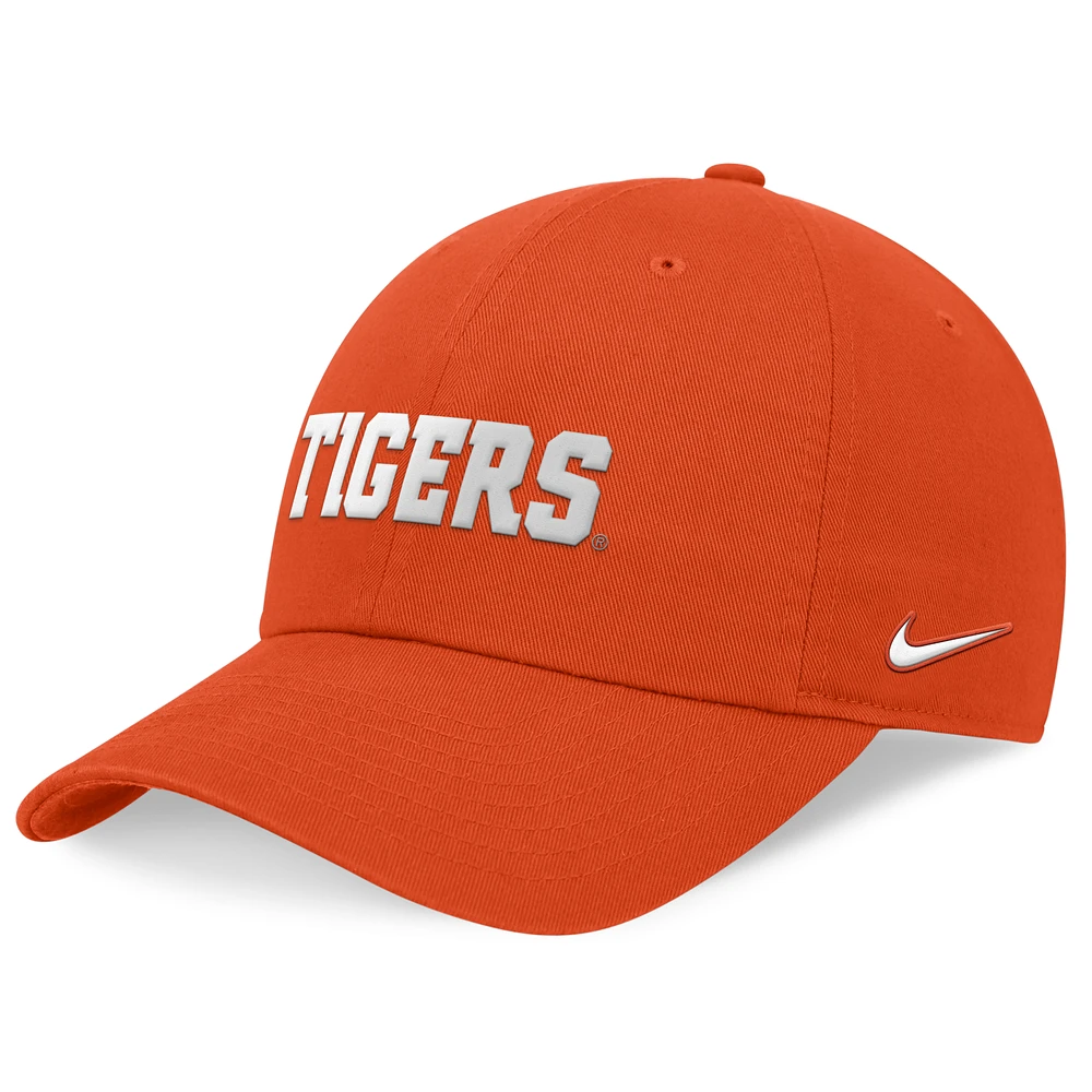 Men's Nike Orange Clemson Tigers 2024 On-Field Club Adjustable Hat