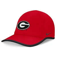 Men's Nike Red Georgia Bulldogs On-Field Featherlight Performance Adjustable Hat