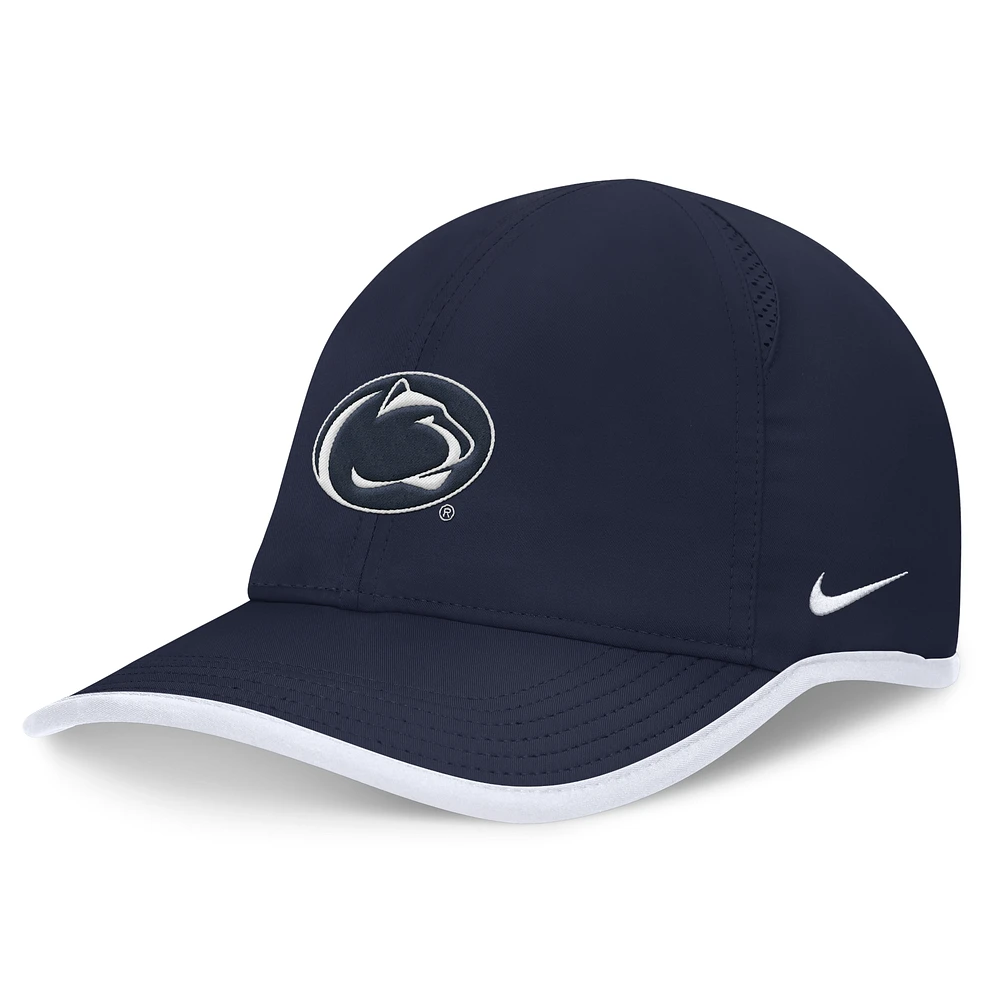 Men's Nike Navy Penn State Nittany Lions On-Field Featherlight Performance Adjustable Hat