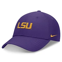 Men's Nike Purple LSU Tigers 2024 On-Field Performance Adjustable Hat