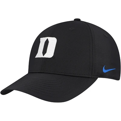 Men's Nike Black Duke Blue Devils 2024 On-Field Performance Adjustable Hat