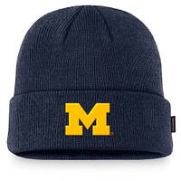 Men's Jordan Brand  Navy Michigan Wolverines On-Field Terra Waffle Cuffed Knit Hat