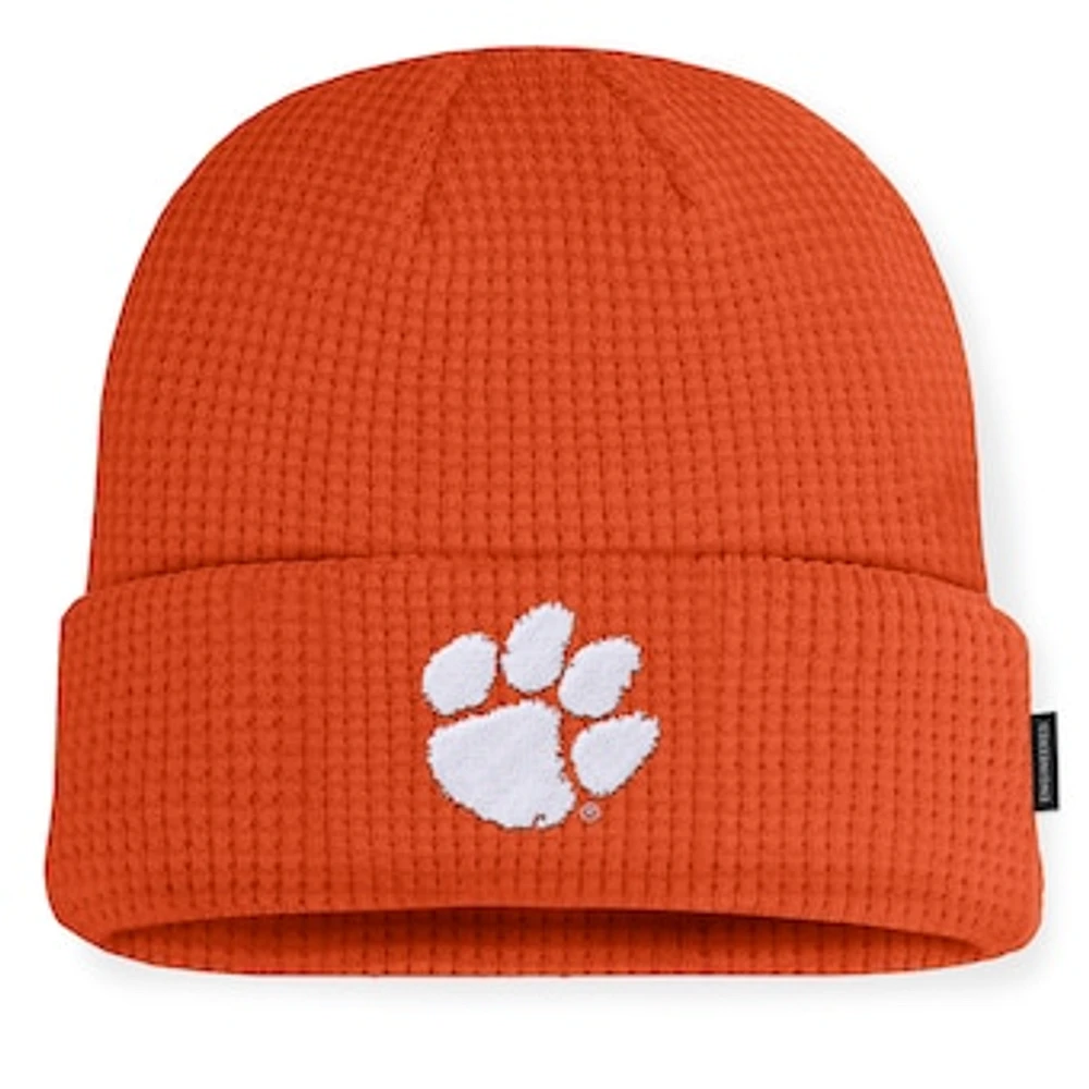 Men's Nike  Orange Clemson Tigers On-Field Terra Waffle Cuffed Knit Hat