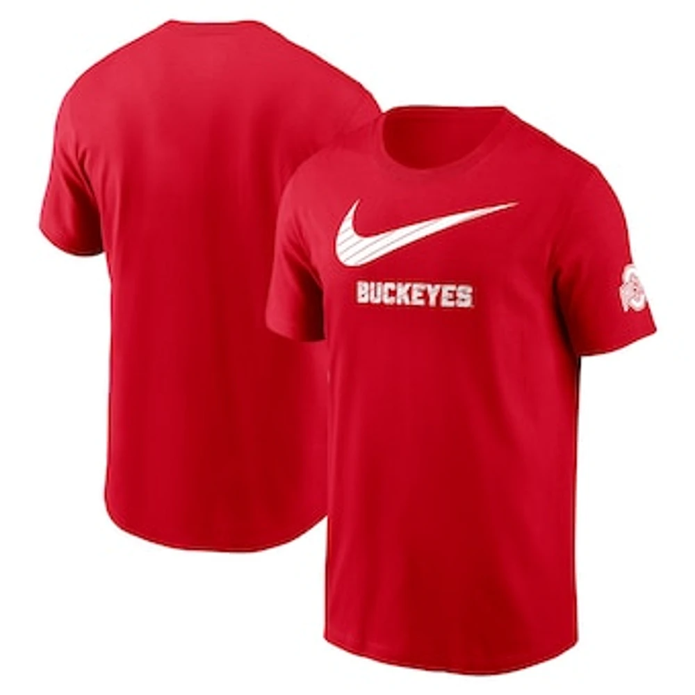 Men's Nike Scarlet Ohio State Buckeyes Campus Mascot T-Shirt