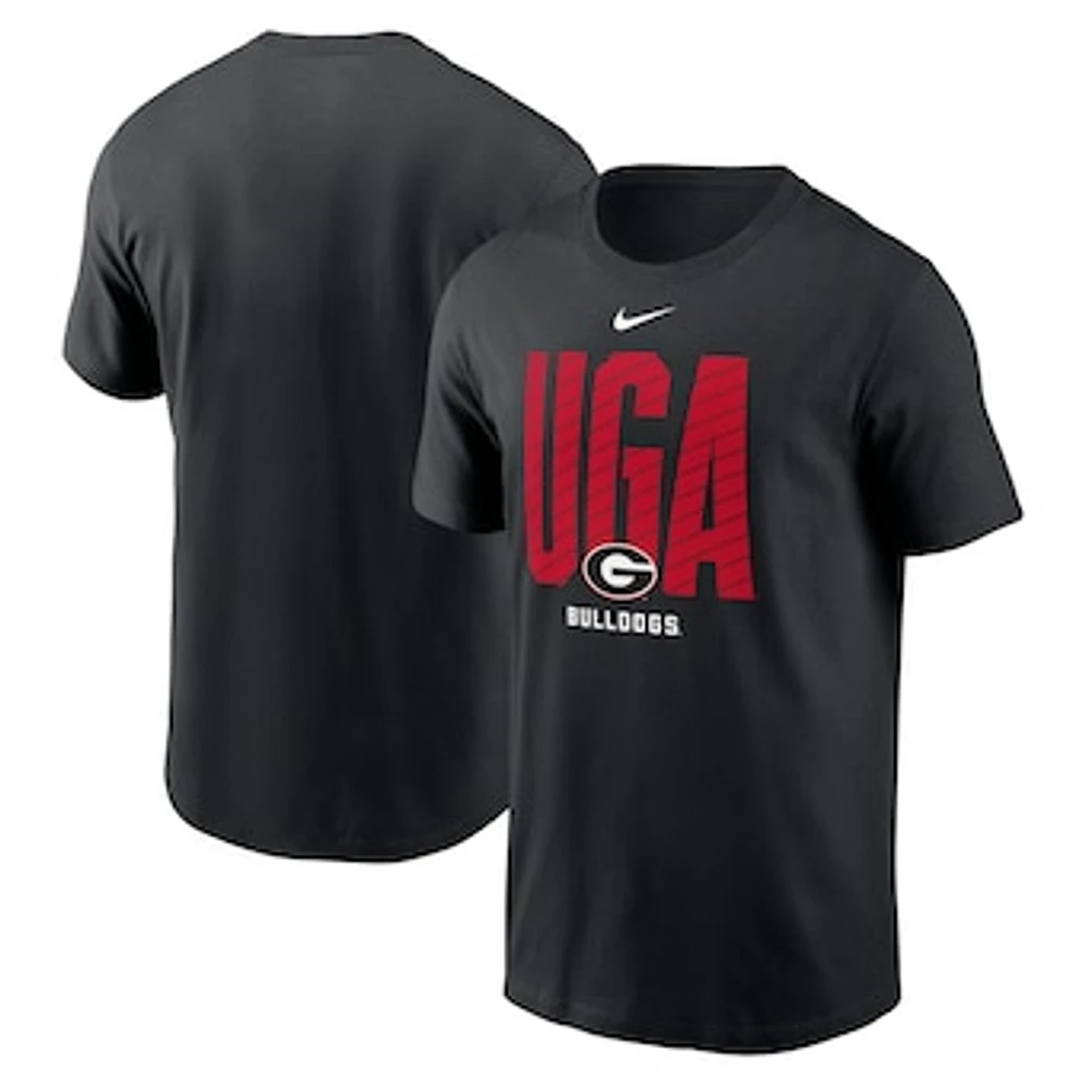 Men's Nike Black Georgia Bulldogs Campus Endzone T-Shirt