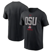 Men's Nike Black Ohio State Buckeyes Campus Endzone T-Shirt