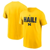 Men's Jordan Brand Maize Michigan Wolverines Local Ultimate Chant T-Shirt