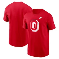 Men's Nike Scarlet Ohio State Buckeyes Legacy Alternate Logo T-Shirt