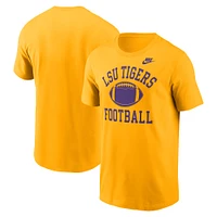 Men's Nike Gold LSU Tigers Legacy Football Icon T-Shirt