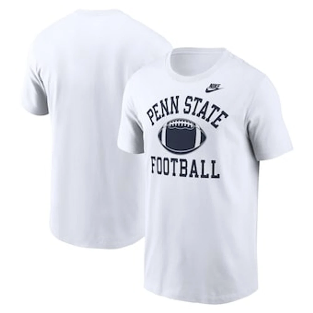 Men's Nike White Penn State Nittany Lions Legacy Football Icon T-Shirt