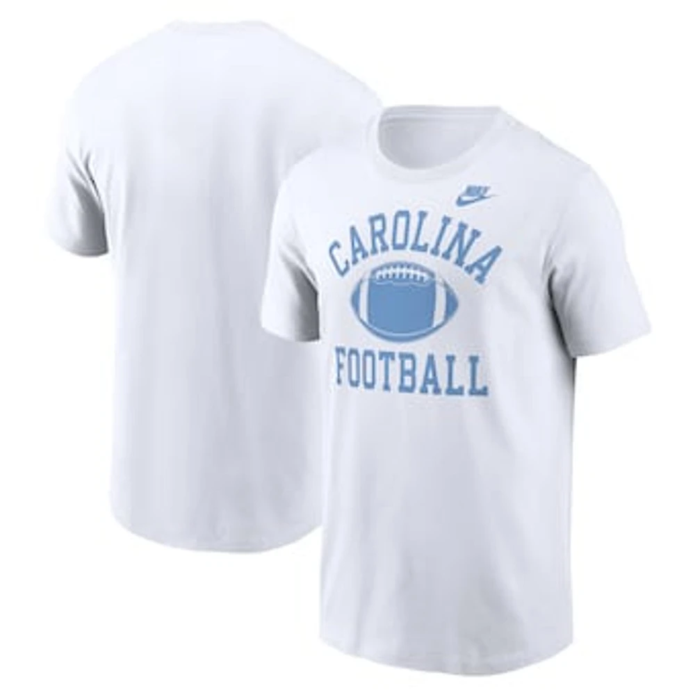 Men's Nike White North Carolina Tar Heels Legacy Football Icon T-Shirt