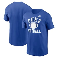 Men's Nike Royal Duke Blue Devils Legacy Football Icon T-Shirt