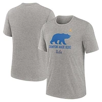 Men's Jordan Brand Heather Gray UCLA Bruins Local Campus Time Honored Tradition Tri-Blend T-Shirt