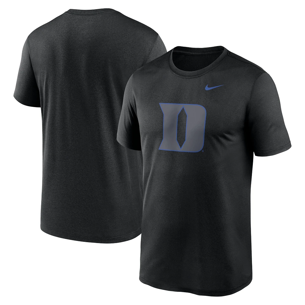 Men's Nike Black Duke Blue Devils Color Pop Logo Legend T-Shirt